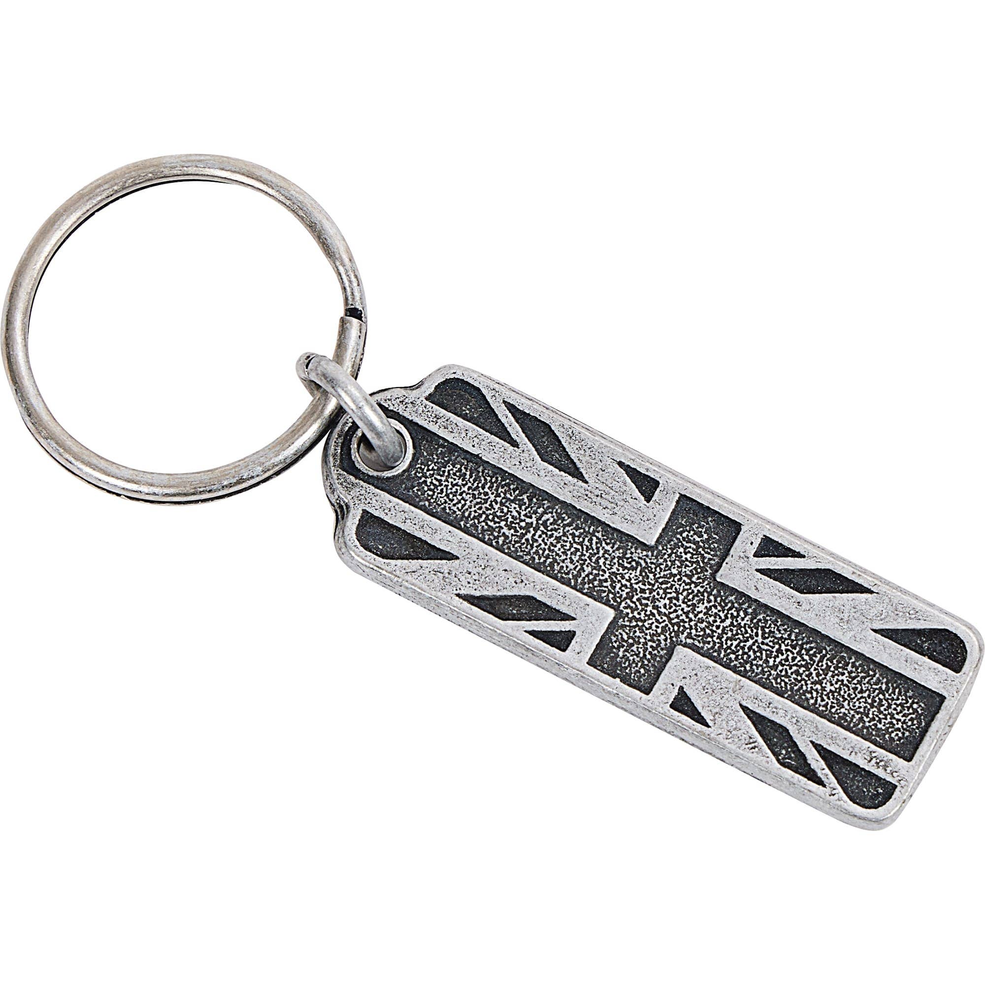 Union Jack Metal Key Chain Moss Motors