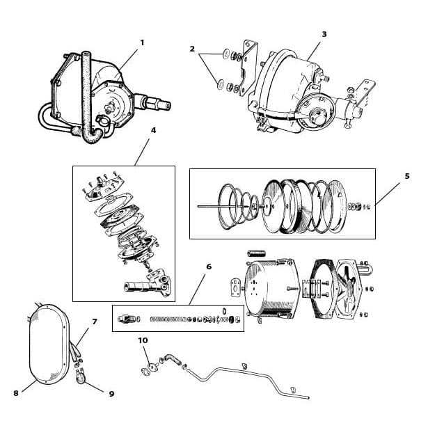 Repair Kit, Lockheed servo | Moss Motors