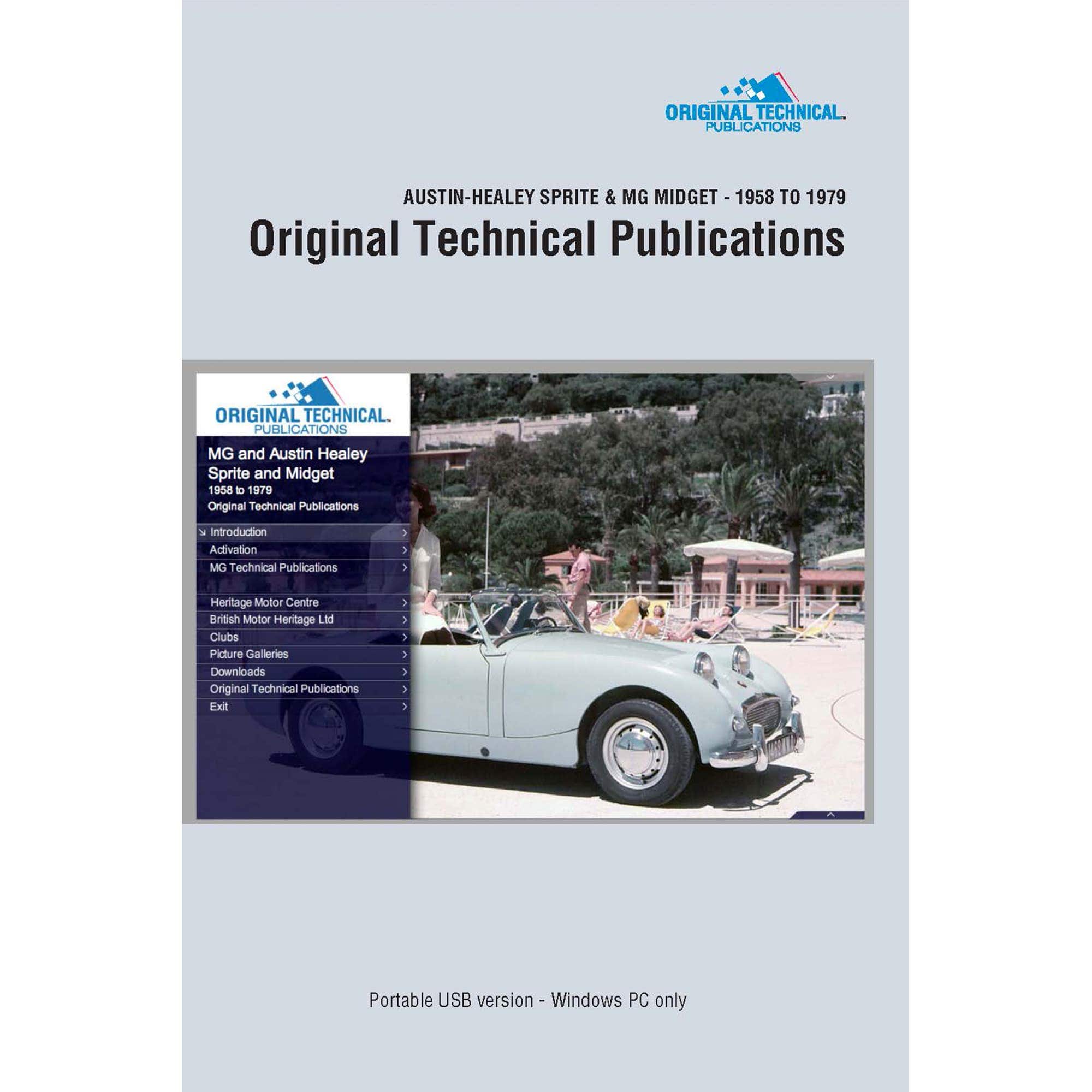 Original Technical Publication - Sprite & Midget | Moss Motors