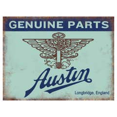 Austin Genuine Parts Vintage Metal Sign