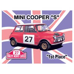 Mini Cooper S Vintage Metal Sign