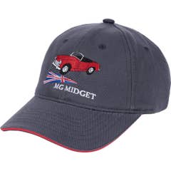 MG Midget Hat, Navy with Red Sandwich