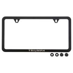 Triumph Thin Profile License Plate Frame - Black