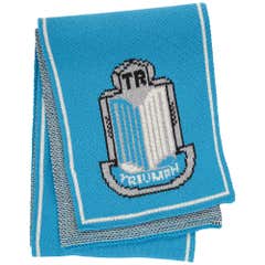 Triumph Blue Book Knit Scarf
