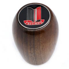 Triumph Wood Shift Knob - Red Book logo