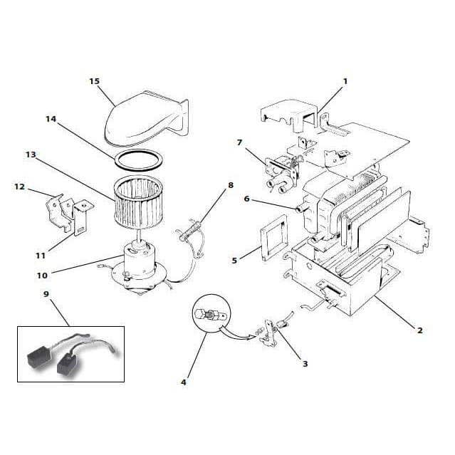 RESISTOR, HEATER BLOWER MOTOR | Moss Motors