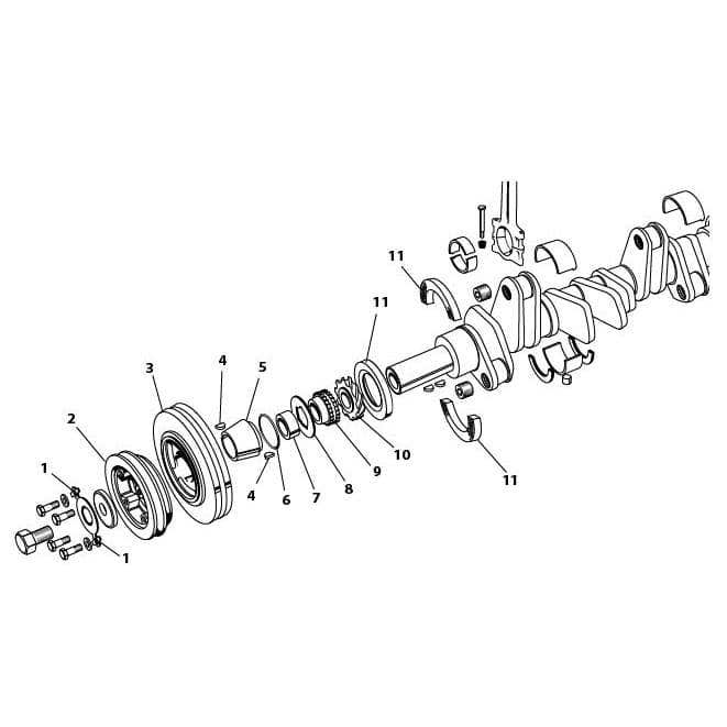CRANKSHAFT SPACER, front | Moss Motors