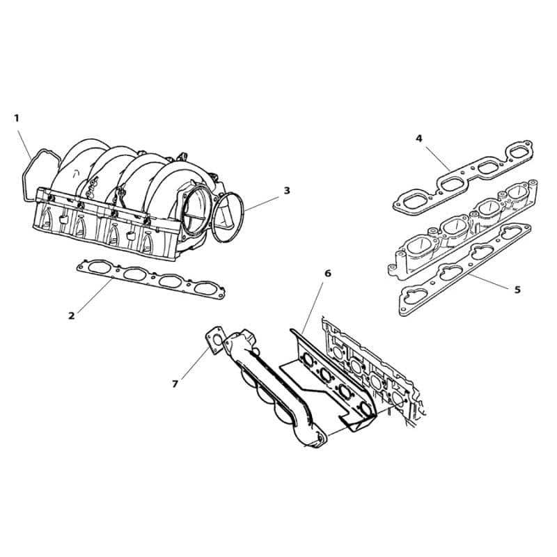 【超特価sale開催】  XJ8 And (All) XK8 Gasket, Exhaust 1998-2003 Moss | Downpipe クッション・座布団