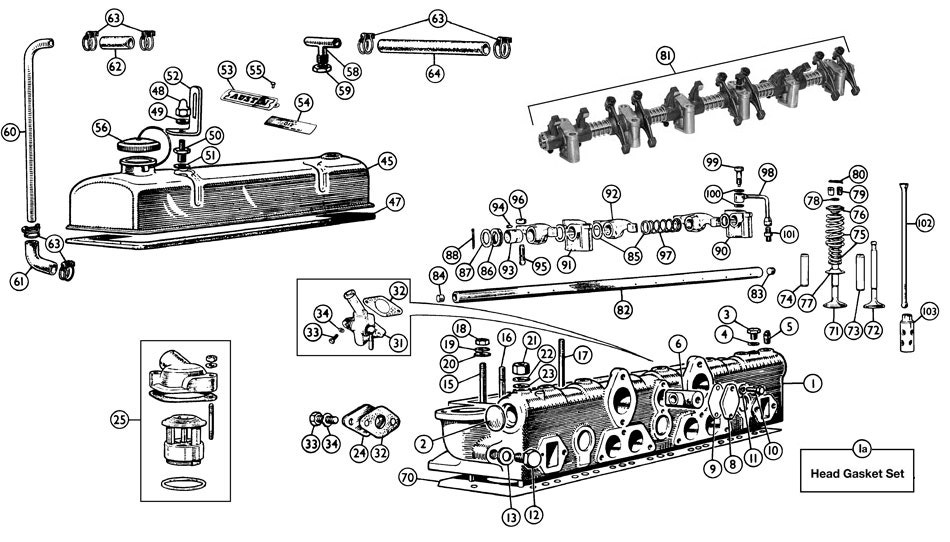 Cylinder Head 100-6 (2 Port)