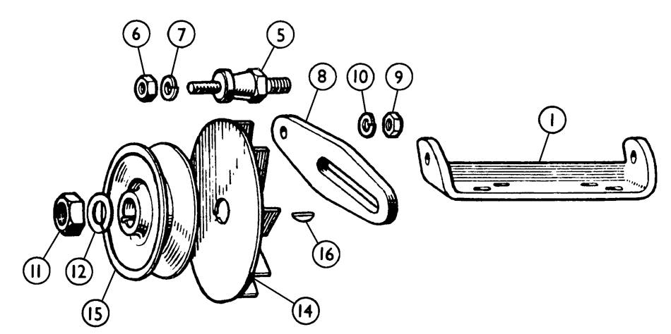 Generator Mountings, BN1-BN2