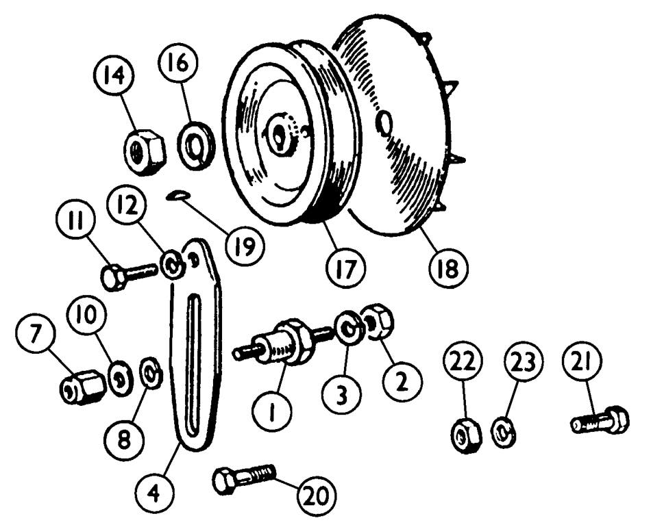 Generator Mountings, BN4-BJ8