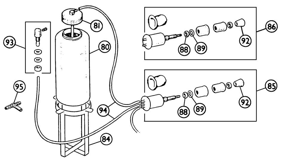 Windshield Washers: Late BN4/BN6, BN7, BT7, BJ7