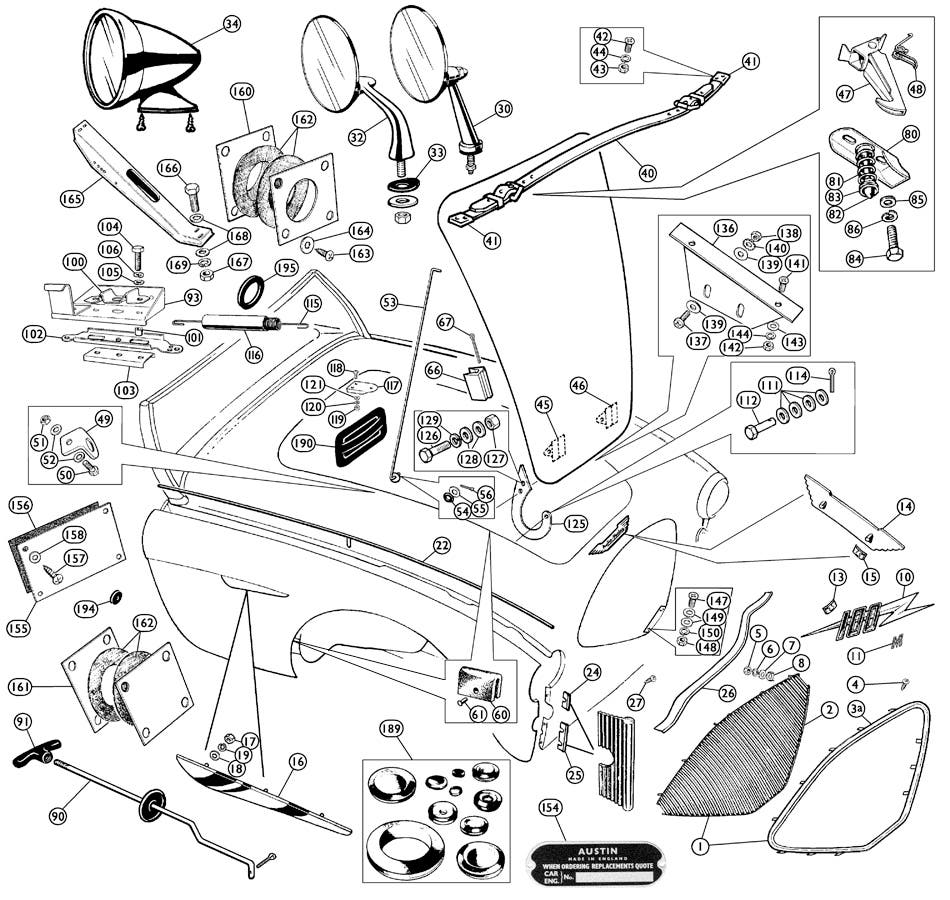 Front Body Fittings; 100-4