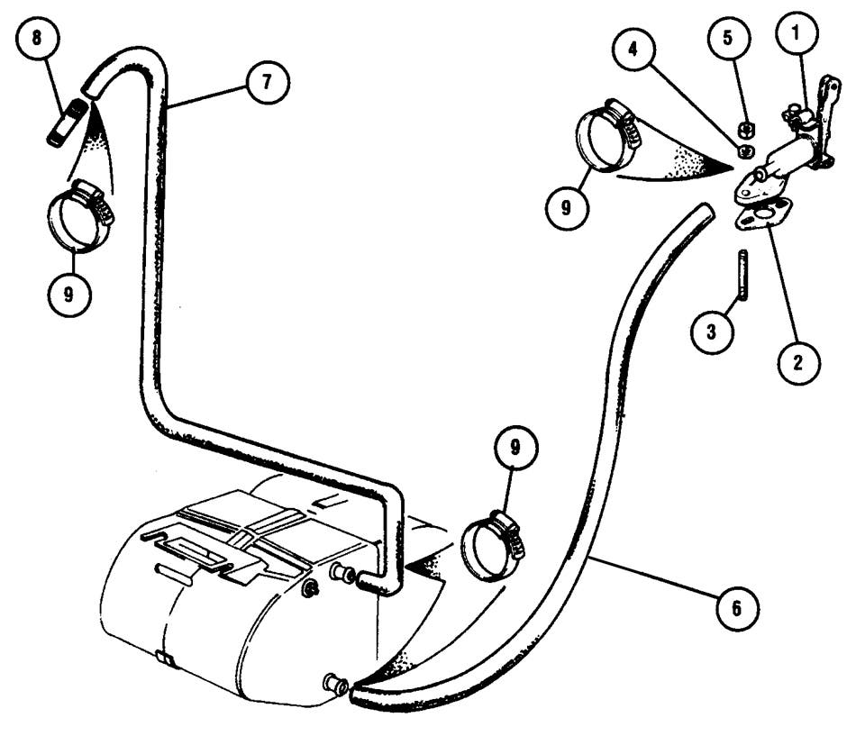 Heater Hoses - (to VIN 396448, Aug. 1998)
