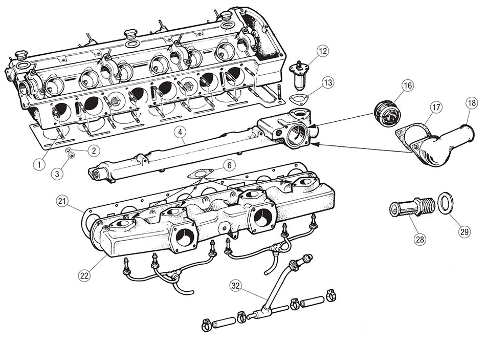 Intake Manifold, Mk VIII, Mk IX