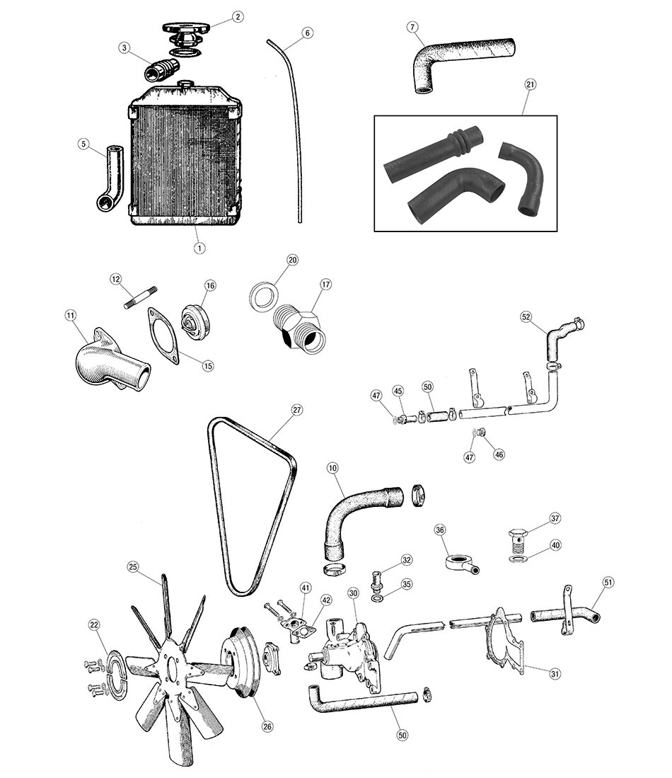 Cooling System, Mk VII, Mk VIII, Mk IX