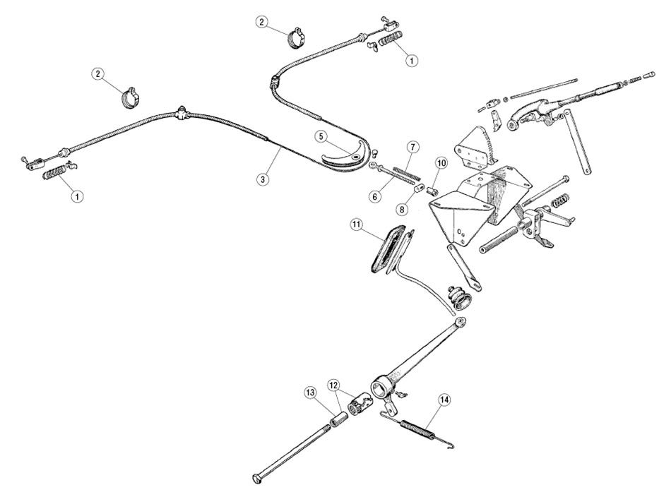 Handbrake & Controls, Mk VII, Mk VIII