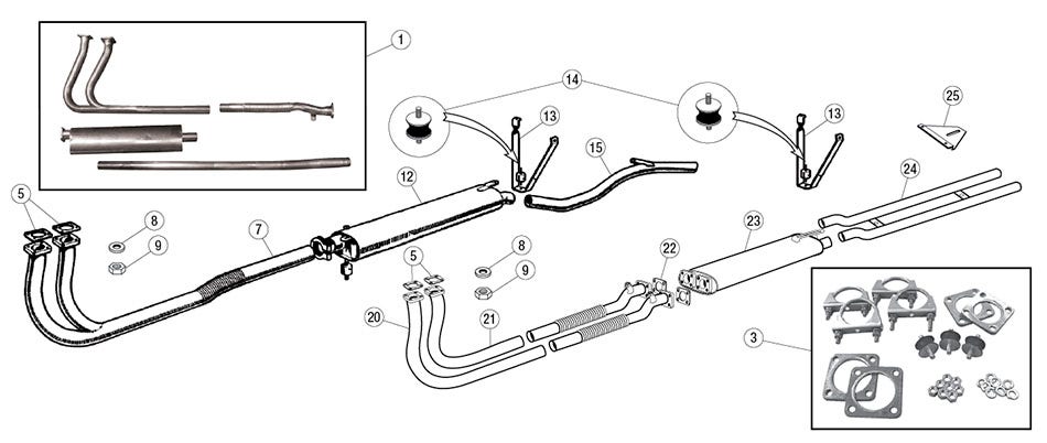 XK120 Exhaust System