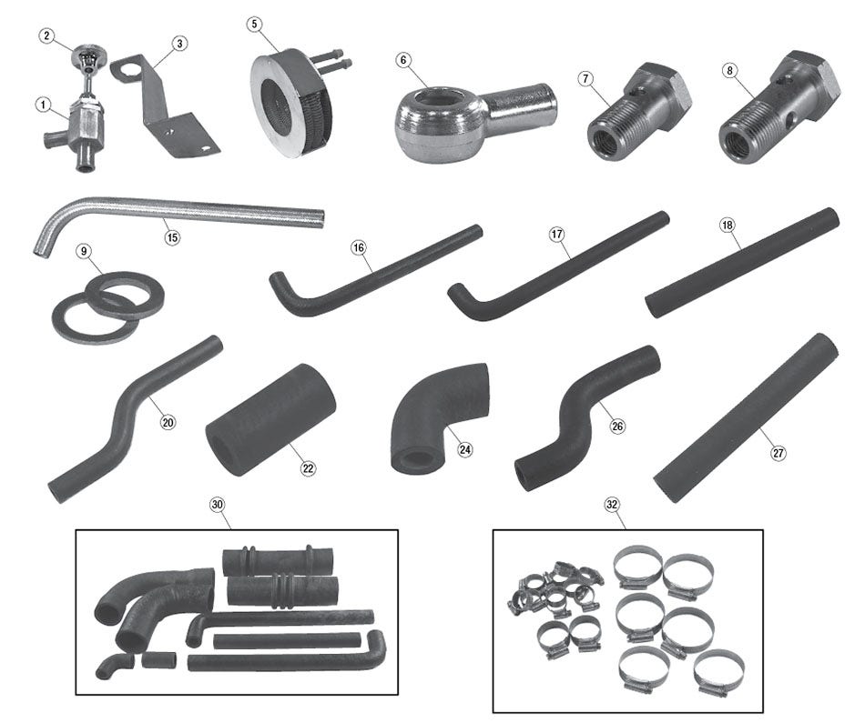 Heater Components, XK120-140