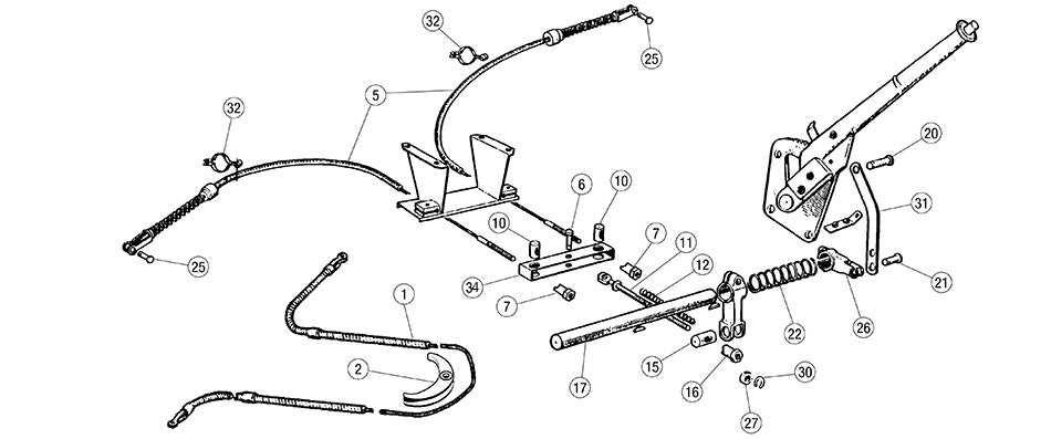 Handbrake, XK150