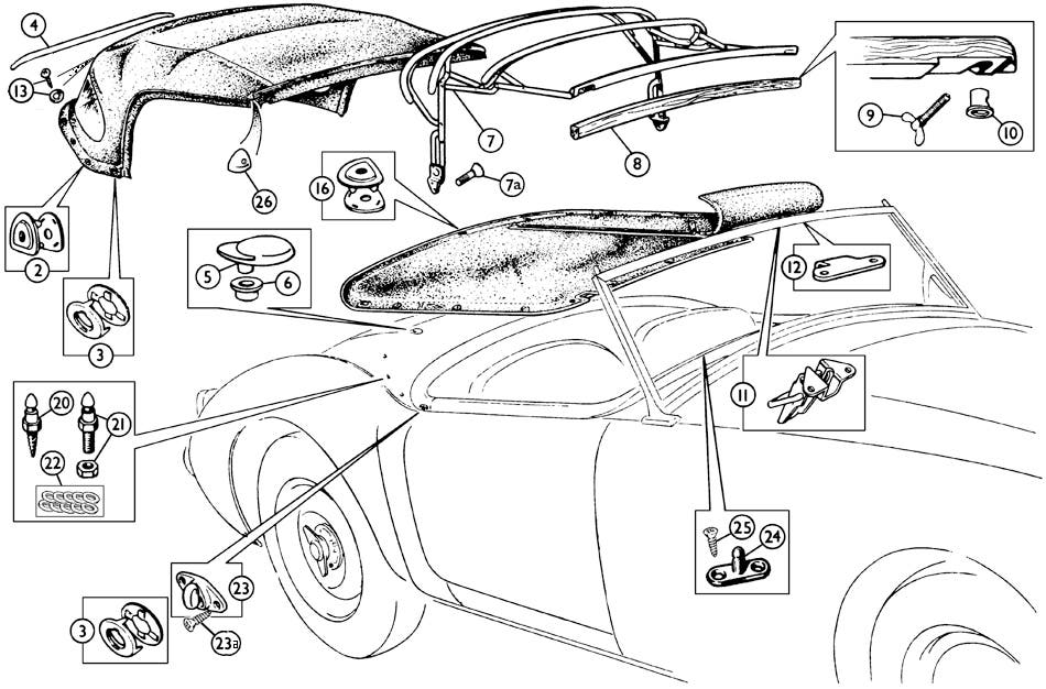 Top & Tonneau Cover Fittings