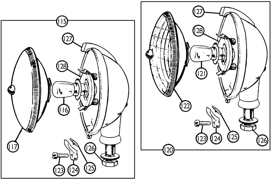 Stem-Mount Fog/Driving Lamps