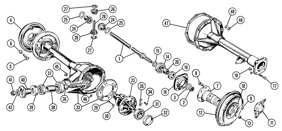 TD-TF Rear Axle