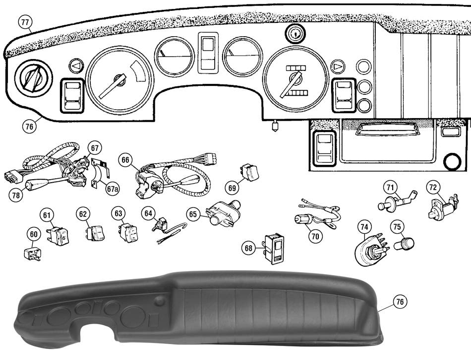 Dashboard - 1275 From 1968, & 1500
