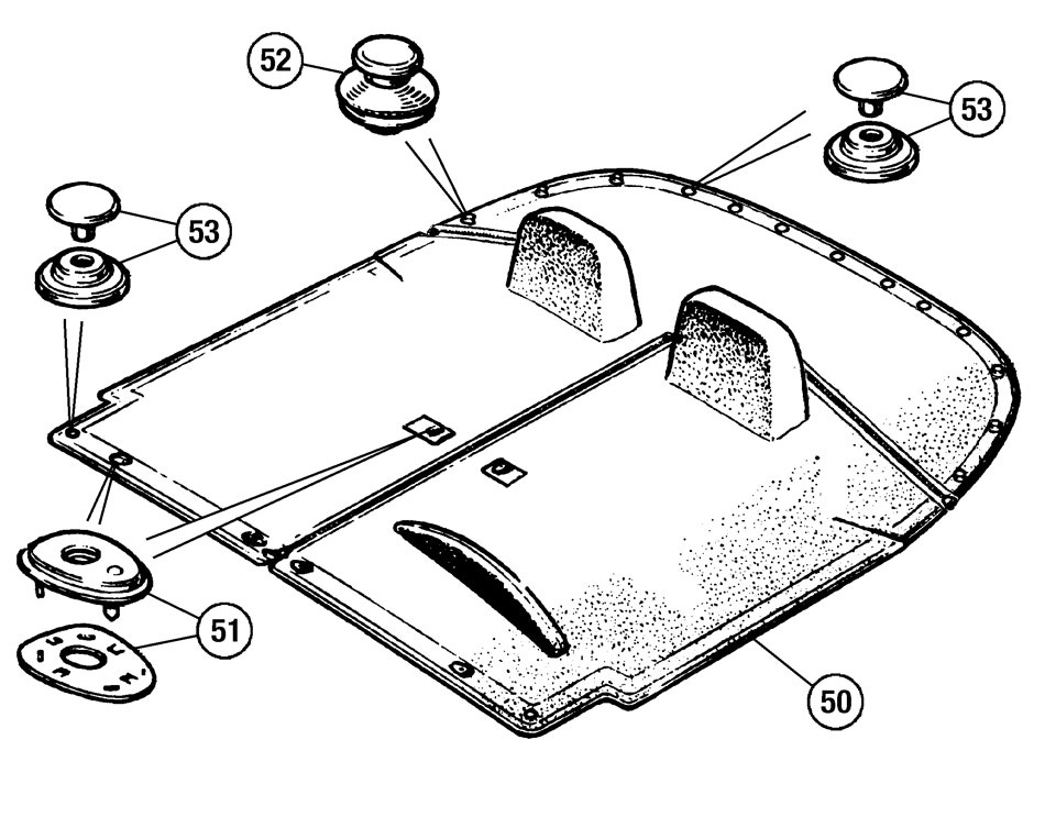 Tonneau Cover & Fittings   1968-80