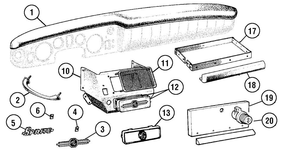 Dashboard Fittings