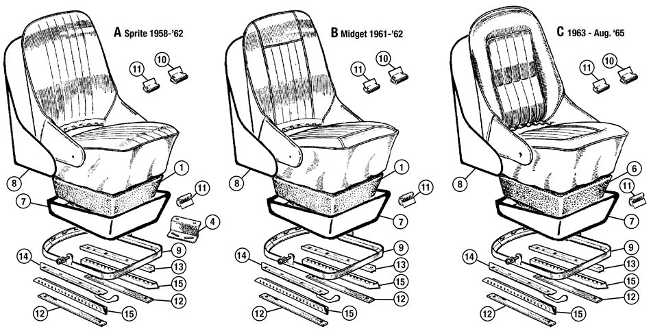 Seats 1958-Mid 1965