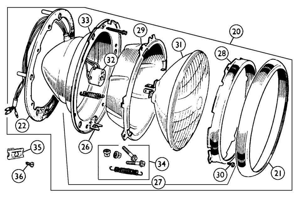 Mk3 - 2 Adjuster Headlamp