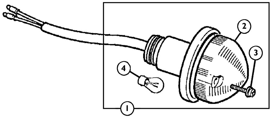 Mk3 Rear Turn Signal Lamp 1967-69, Replacement