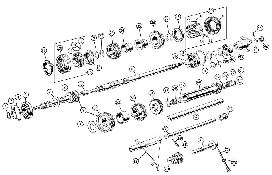 Internal Gearbox TR2-3A