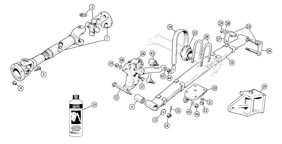 Rear Suspension/Driveshaft TR2-4