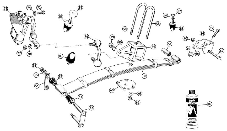 Rear Suspension (solid Axle) TR4A