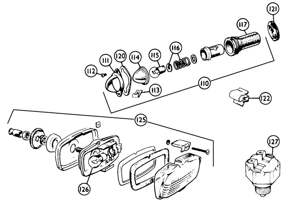 License & Reverse Lamps TR4-4A