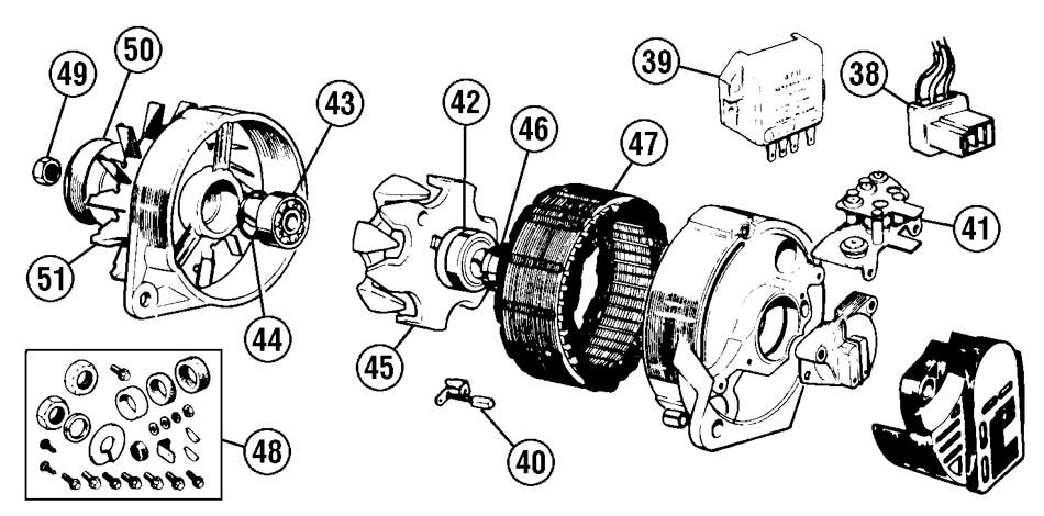 TR250 Alternator