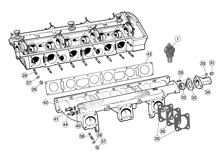 Intake Manifolds, 4.2 Liter Series I