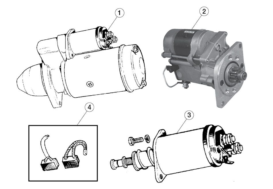 Starter Motor, V-12