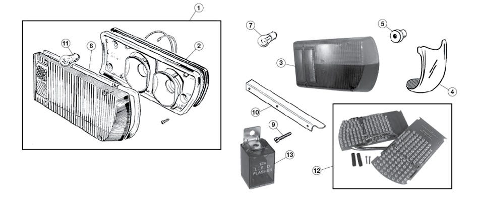 Tail Lamps, Series II & III