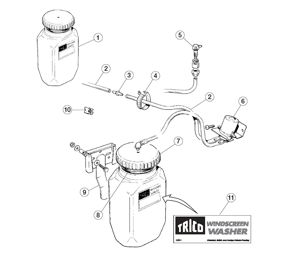 Wiper Reservoirs, Series III